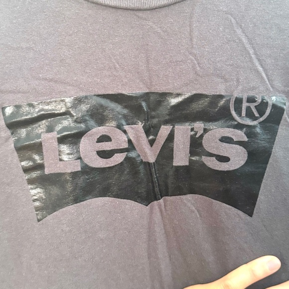 Levi’s Leather Tee - Picture 2 of 4